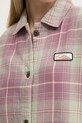 Quiksilver geacă cu aspect de cămașă Plaid Overshirt EQYWT04593 roz