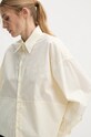 MM6 Maison Margiela koszula bawełniana beżowy S62DT0034.S47294