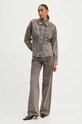 Джинсовая рубашка Gestuz 10909476 серый AW24