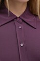 Sisley koszula 54HXLQ087 fioletowy