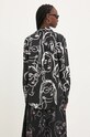 Odjeća Pamučna košulja Desigual FACES 24WWCW34 crna