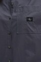 Хлопковая рубашка Calvin Klein Jeans J20J224436 серый