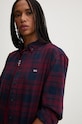 Košulja Tommy Jeans bordo DW0DW18878
