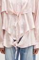 Martine Rose camicia Knotted Shirt rosa 436WS08106