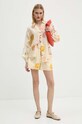 Košile Never Fully Dressed Sundazed Summer Miley Shirt NFDTO1542 béžová AW24