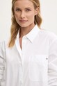 Бавовняна сорочка Tommy Hilfiger білий WW0WW45612