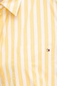 Хлопковая рубашка Tommy Hilfiger WW0WW45612 жёлтый