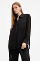 AllSaints camasa JODY lung negru W027PB