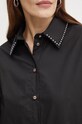 Karl Lagerfeld camasa din bumbac 246W1602 negru