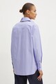 Îmbrăcăminte Karl Lagerfeld camasa din bumbac 246W1603 violet