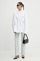 Fiorucci camasa din bumbac U01FMTLO230CO02WH01 alb AW24