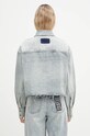 Odzież KSUBI kurtka jeansowa Cutaway Longsleeve Shirt Worn WPF24SH001 niebieski