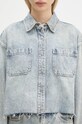 KSUBI kurtka jeansowa Cutaway Longsleeve Shirt Worn niebieski WPF24SH001