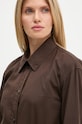 Won Hundred camasa din bumbac maro 3189.14235