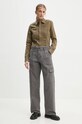 G-Star cămașă din denim D25243.D729 verde AW24