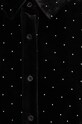 Never Fully Dressed cămașă de catifea Cristi Shirt NFDTO1433 negru