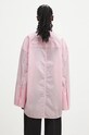 Oblečení Bavlněná košile Rotate Oversized 1127141011 růžová