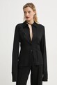 Košeľa Heliot Emil čierna AW24.W.05.056.BLK01