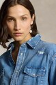 Джинсовая рубашка Polo Ralph Lauren голубой 211940722