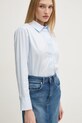 Pedro del Hierro koszula bawełniana niebieski 6638230