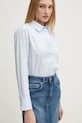 Pedro del Hierro camasa din bumbac albastru 6638230