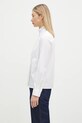 Maison Kitsuné cotton shirt Craft Embroidery NW00414WC5010 white AW24