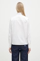 Clothing Maison Kitsuné cotton shirt Craft Embroidery NW00414WC5010 white