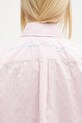 Бавовняна сорочка Fiorucci Elasticated Balloon Sleeve W01FPTLO170CO01PN03 рожевий