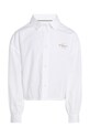 Calvin Klein Jeans camasa de bumbac pentru copii lung alb IG0IG02525.9BYH.104.116