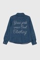Παιδικό τζιν πουκάμισο Guess J4YH00.D4EU0.9BYH μπλε AW24