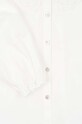 Detská bavlnená košeľa Konges Sløjd RILO COLLAR SHIRT GOTS KS101649 biela