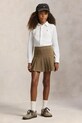 Детска памучна риза Polo Ralph Lauren бял 313901132002