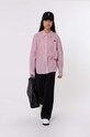 Детская хлопковая рубашка Dkny узор красный D62071.156.162