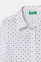 Fete United Colors of Benetton camasa de bumbac pentru copii 5X9ZCQ03A.G.Seasonal alb