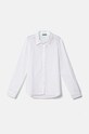 Dětská bavlněná košile United Colors of Benetton dlouhý bílá 5X9ZCQ03A.G.Seasonal