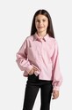 Coccodrillo koszula dziecięca z elastanem różowy ZC4140101CGJ