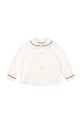 Дитяча бавовняна сорочка Konges Sløjd RIA SHIRT GOTS KS102082 білий AW24