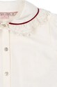 Дитяча бавовняна сорочка Konges Sløjd RIA SHIRT GOTS білий KS102082