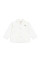 Дитяча бавовняна сорочка Konges Sløjd ROLF SHIRT GOTS довгий білий KS102088