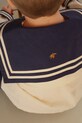 Konges Sløjd koszula bawełniana dziecięca SAILOR SHIRT GOTS długi granatowy KS102095