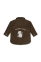 Chlapec Detská bavlnená košeľa That's mine Frode shirt 117161 hnedá