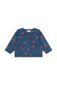Konges Sløjd camasa de bumbac pentru copii MAGOT LADYBUG DENIM SHIRT GOTS KS102215 albastru AW24