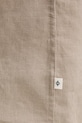 Samsoe Samsoe koszula lniana SAAVAN M24100052 beżowy
