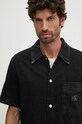 Calvin Klein Jeans camasa jeans negru J30J325773