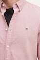 Bavlnená košeľa Tommy Hilfiger MW0MW35769 ružová AW24