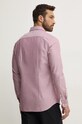Хлопковая рубашка Tommy Hilfiger фиолетовой MW0MW35769