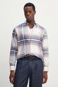 Bavlněná košile Tommy Hilfiger béžová MW0MW35773