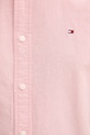 Bavlněná košile Tommy Hilfiger MW0MW35774 růžová