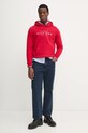 Bavlnená košeľa Tommy Hilfiger MW0MW35774 modrá SS25