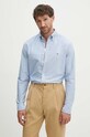 Tommy Hilfiger camasa din bumbac albastru MW0MW35774